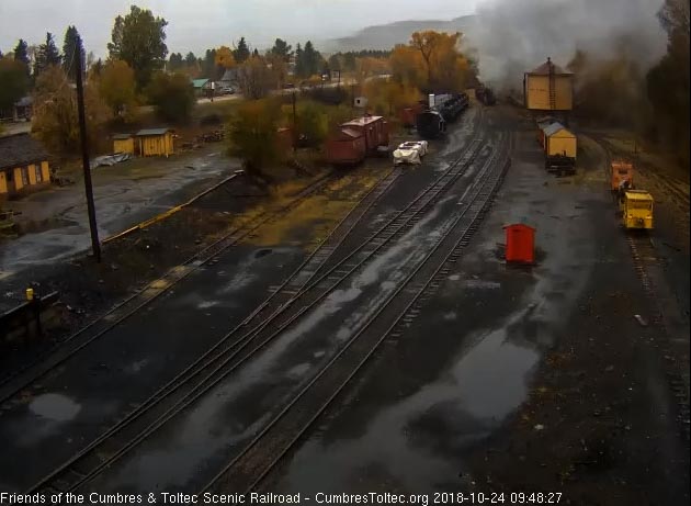 2018-10-24 The 487 shoves it little train out of Chama.jpg