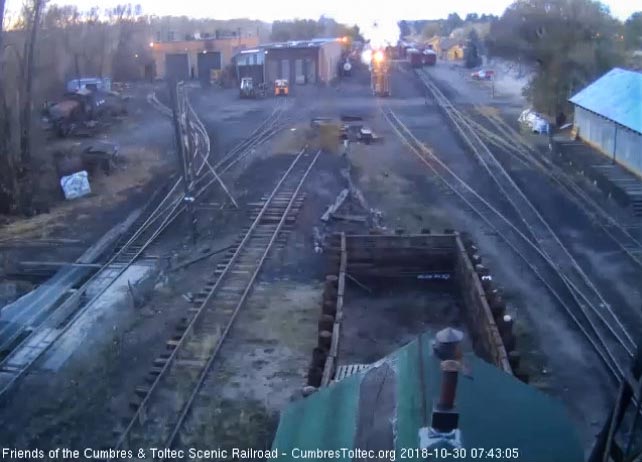 2018-10-30 Once in south yard they pull forward and couple to their train.jpg