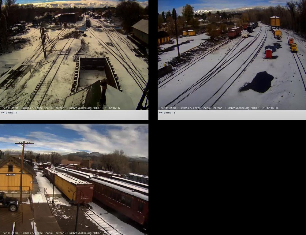 2018-10-31 Its melting some in Chama as 487 simmers awaiting its next call.jpg