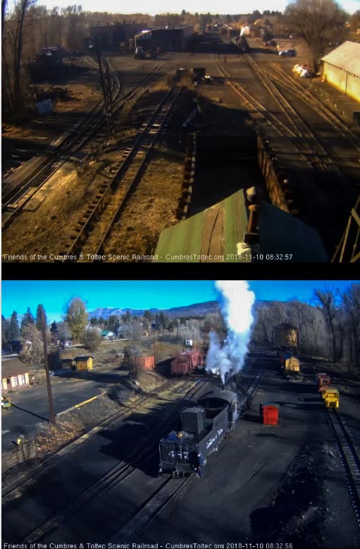 2018-11-10 The 488 has backed toward the train as 487 backs toward the coal dock lead.jpg