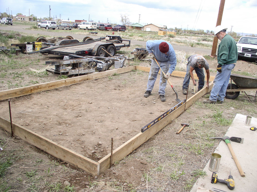 Laying in the batten boards prior to the concrete pour.jpg