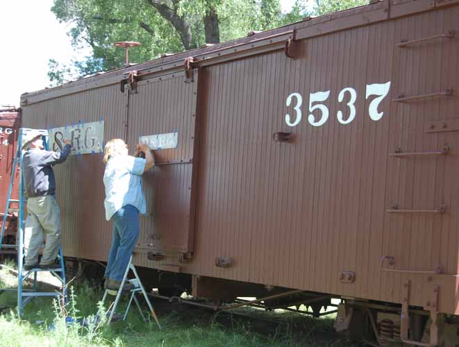 2019.06.26 Freshly painted boxcar 3537 gets its identy back (1 of 1).jpg