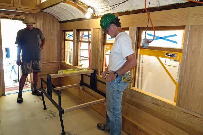 2019.07.21 Craig McMullen and another Friend work on the seat frames in tourist sleeper  (1 of 1).jpg