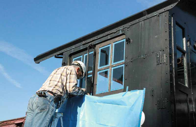 2019.07.30 Getting masking in place before painting the cab of 483 (1 of 1).jpg