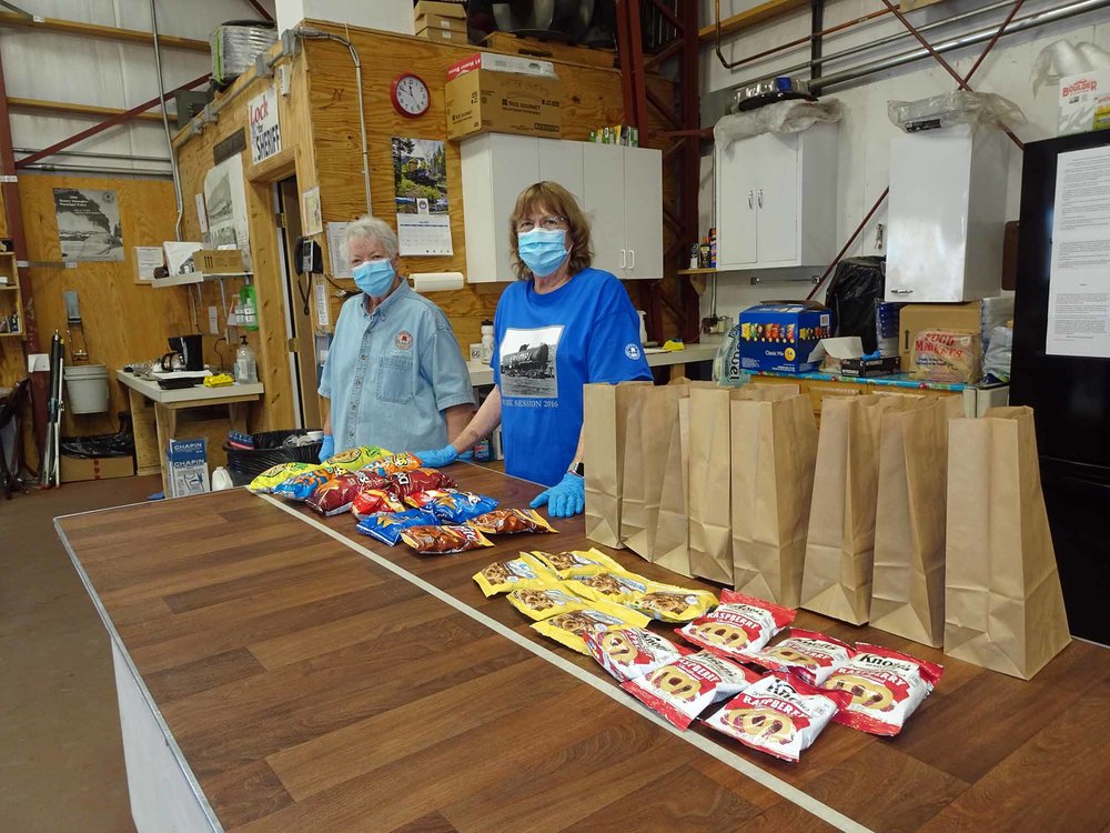 The lunch crew has snacks laid out for the team.jpg