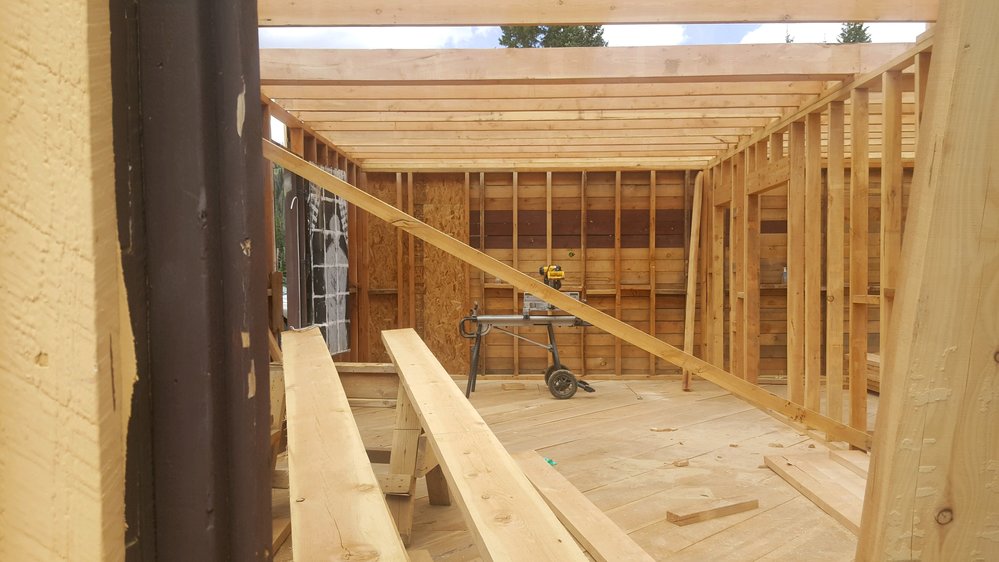 Another inside shot showing a table saw as well as bracing for the new walls.jpg