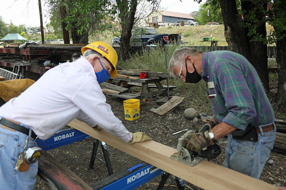 3 Wood being cut to size for caboose work.jpg