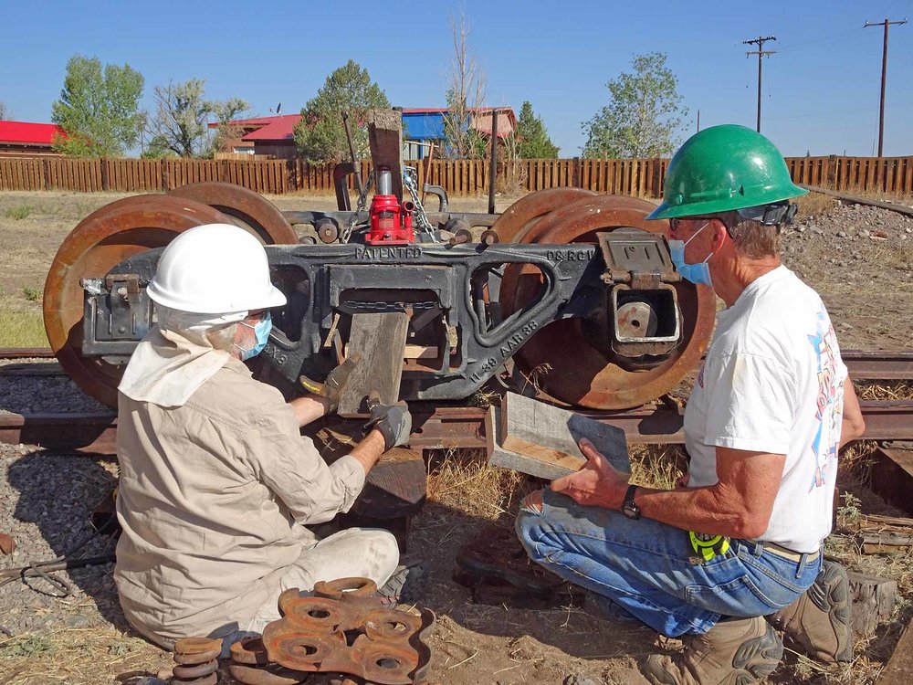 Working to get the truck set.jpg