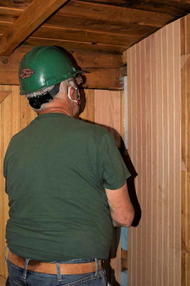 Checking the area prior to attaching the sheathing (1 of 1).jpg
