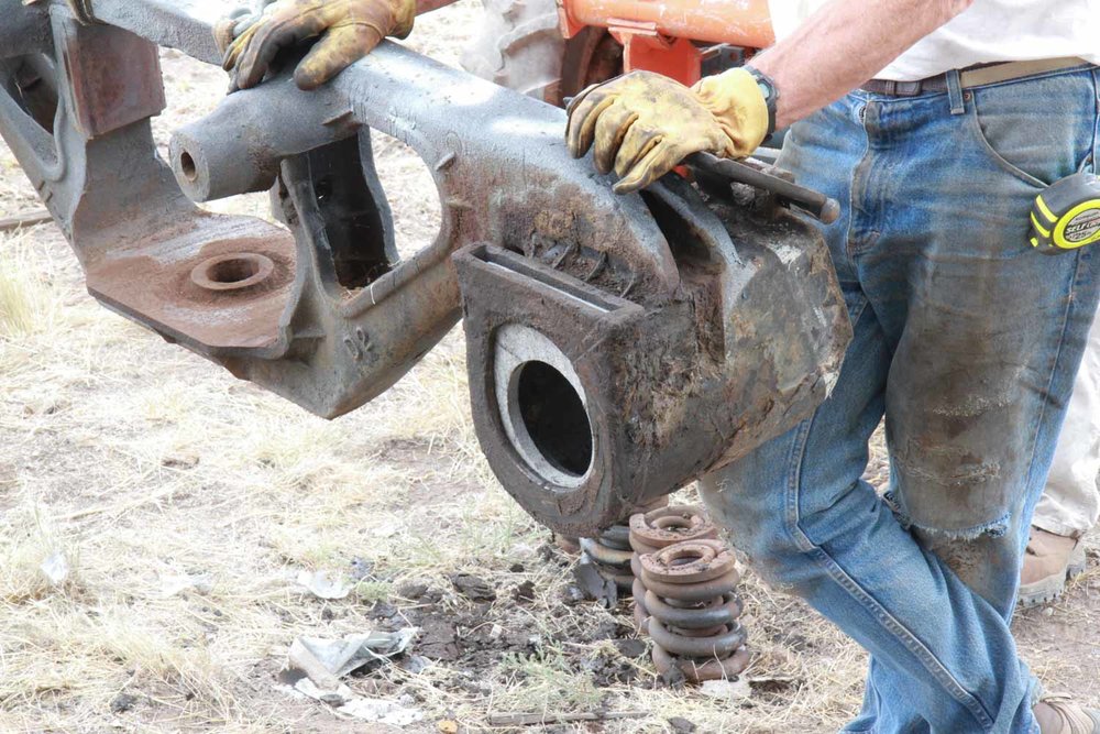 Nice shot of the bolster and we can see the work done to get the spring pocket ready  (1 of 1).jpg