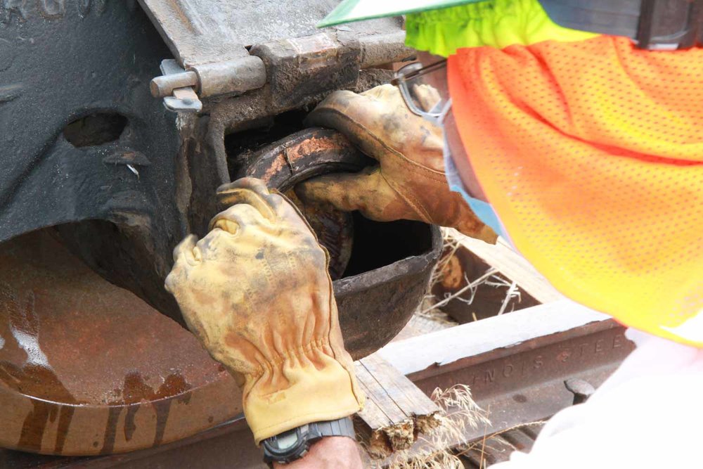 Getting the bearing into its proper place (1 of 1).jpg