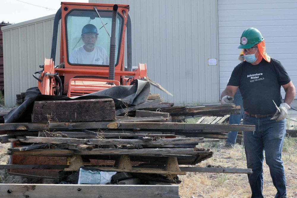 Using the loader to assist in the clean up around the CRF (1 of 1).jpg