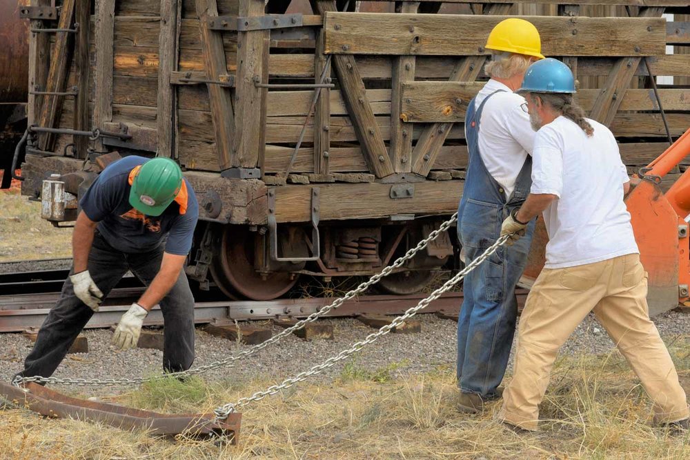 Cleanup continues with the removal of a piece of old rail (1 of 1).jpg