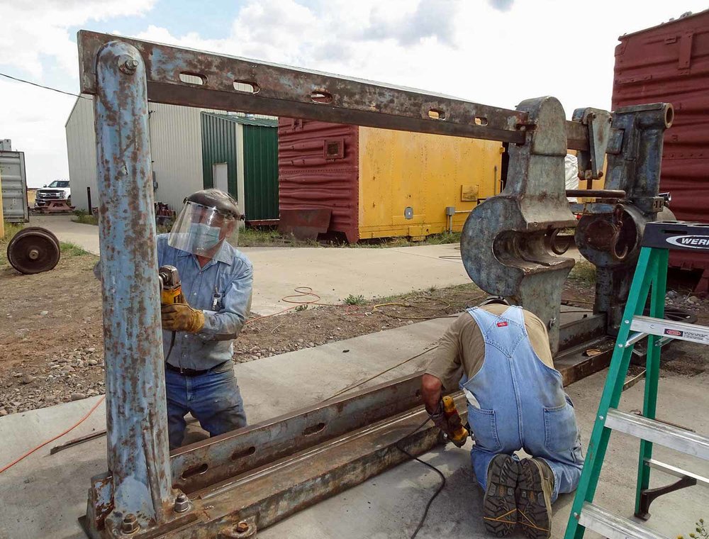 The wheel press gets work done on it. (1 of 1).jpg