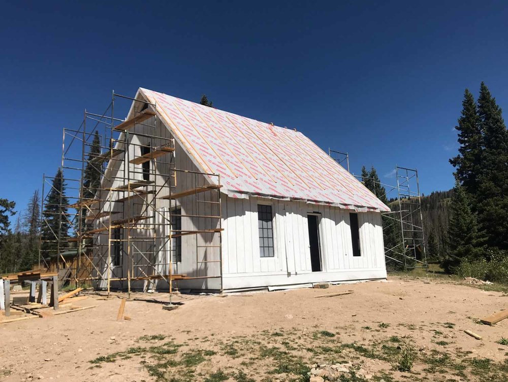 The roof is ready for is final covering as well as the outside is primed (1 of 1).jpg