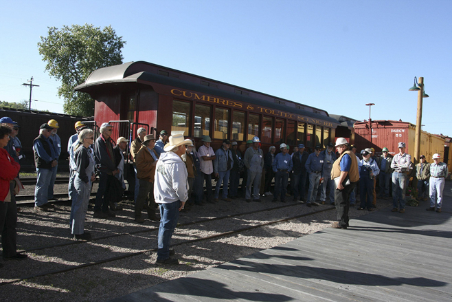 John Engs holding a saftey meeting.jpg