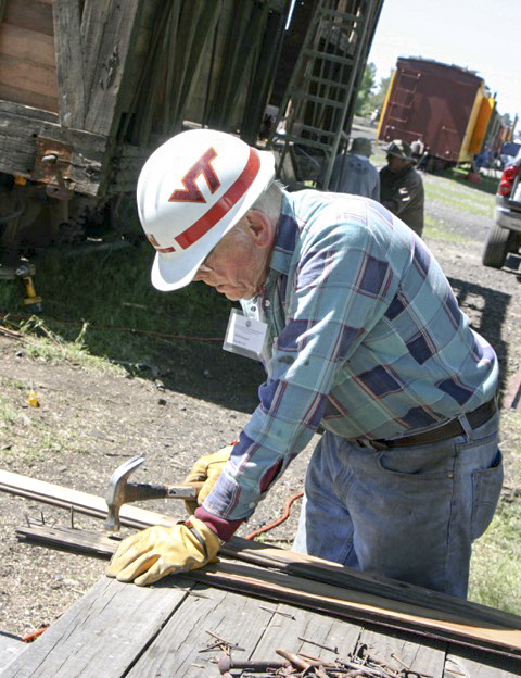 Walter Duncan working on the kitchen car.jpg