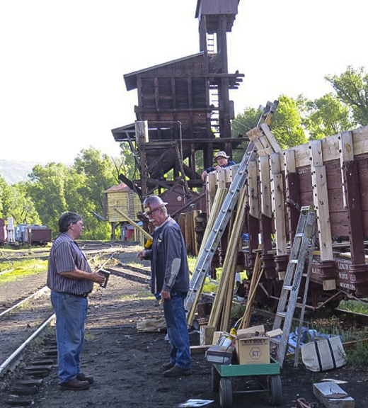 Werner Kroebig, Craig McMullen, and in the back, Donald Atkinson working on the high side gon..jpg