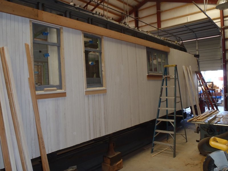 Siding Work on Cook Car 053 Progressing Nicely.jpg