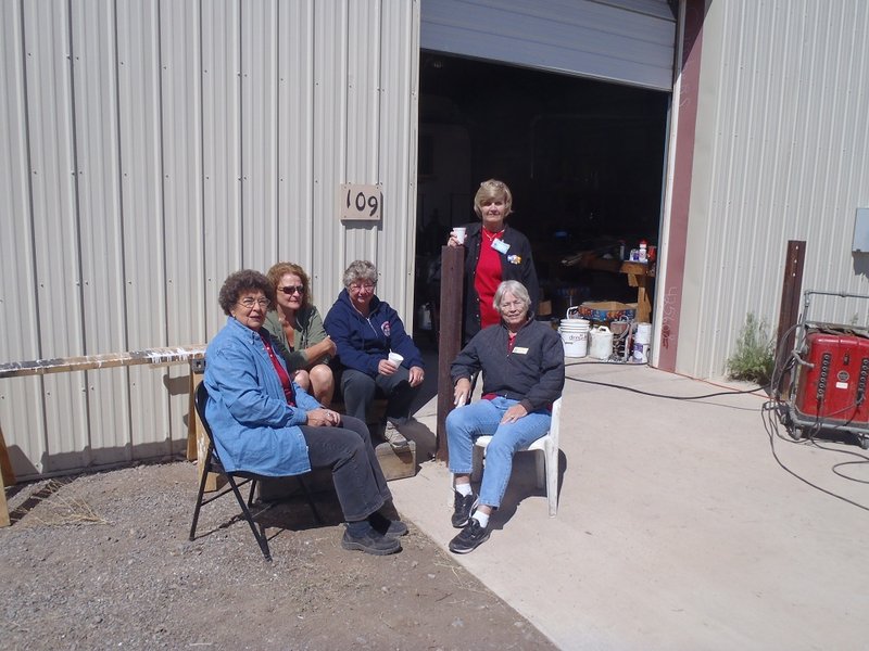 Enjoying the sunshine!  Mary Jane Smith, Maggie McMullen, Patty Hanscom, Linda Smith and Mary Whelan.jpg