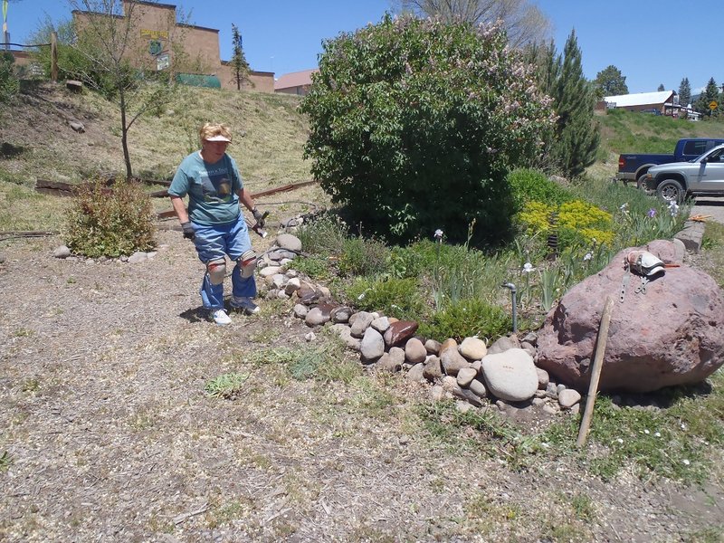 Team Leader Naomi Sublett working her magic in Chama garden area.jpg