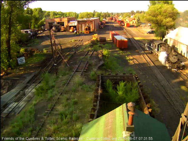 6.7.16 coaling done 463 leaves the coal dock.jpg