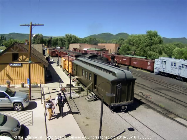 6.16.16 As 489 passes the depot a local banditto leaves the depot.jpg