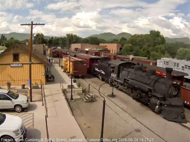 6.24.16 487 passes the depot in the current open vista.jpg