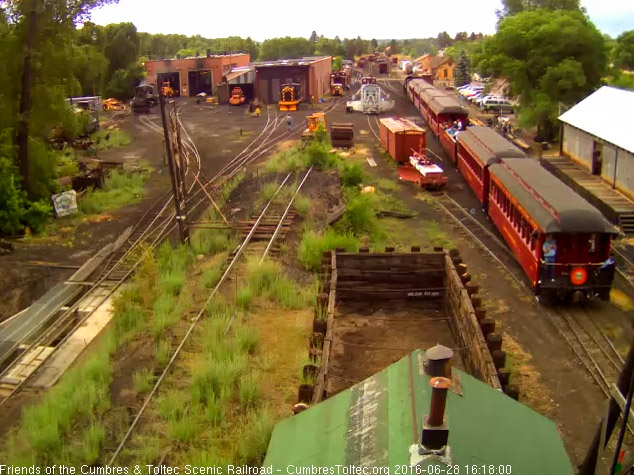6.28.16 Parlor New Mexico has people on the platform as it passes the coaling tower.jpg