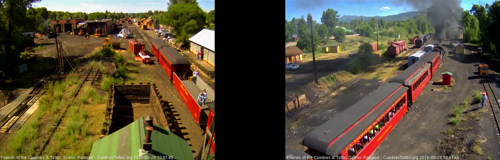 6.29.16 216 passes the coaling tower as a Friend gives a nice wave to the passengers.jpg