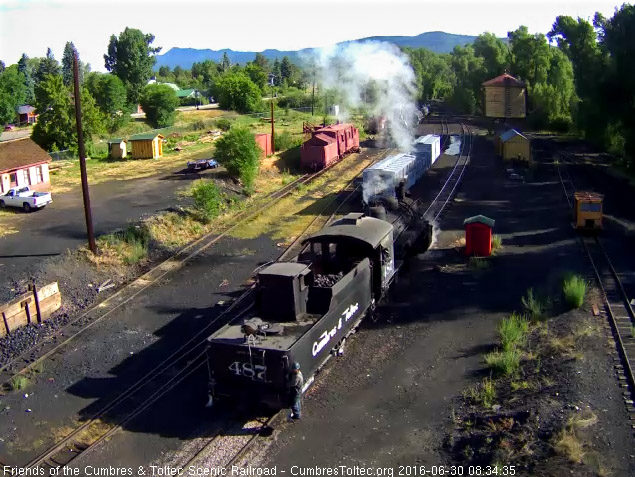 6.30.16 After taking water, 487 continues to back down the main.jpg