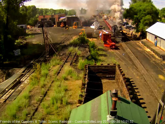 6.30.16 A nice mix of smoke and steam from 487 as it passes the wood shop.jpg