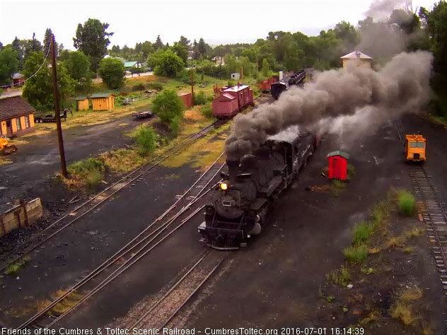 7.1.16 The smoke is laying down in the cool, damp air as 484 brings 215 into Chama.jpg