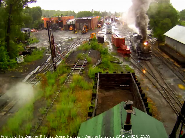 7.2.16 489 heads by the wood shop on its way out of Chama.jpg