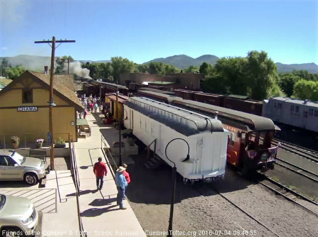 7.4.16 216 is now in loading position note that the Colorado now sports flags in addition to the bunting.jpg