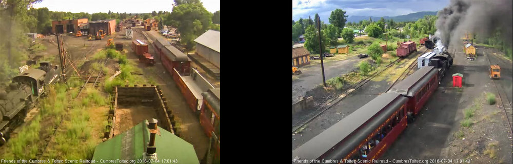 7.4.16 Train 236 is passing the coaling tower as the engineer acknowledges a good running brake test.jpg