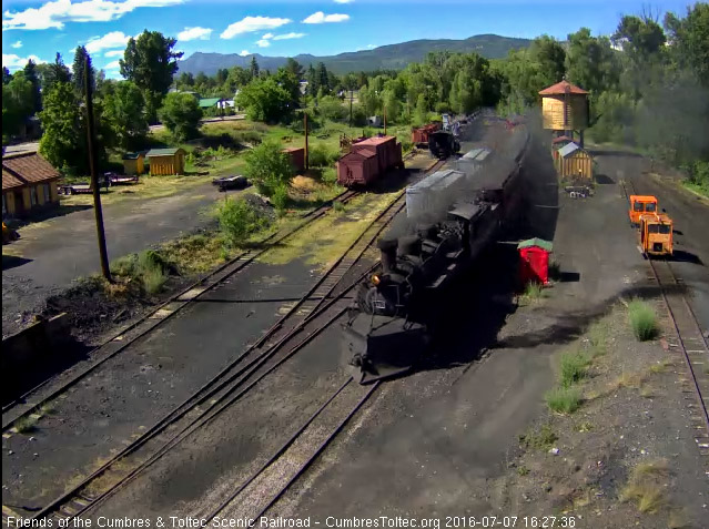7.7.15 487 comes into Chama with train 215.jpg