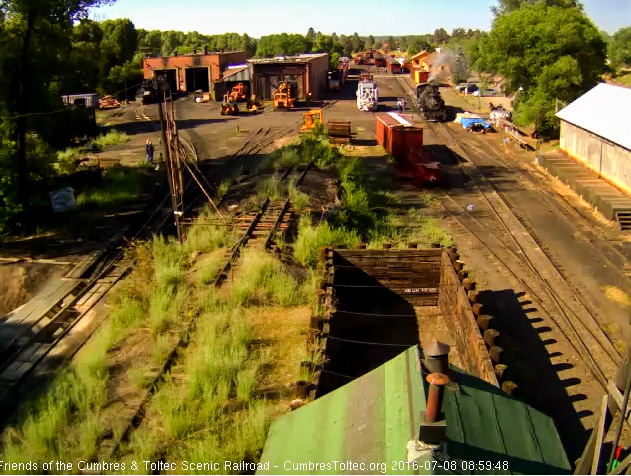 7.8.16 hostlers done, a member of the road crew comes to the locomotive.jpg