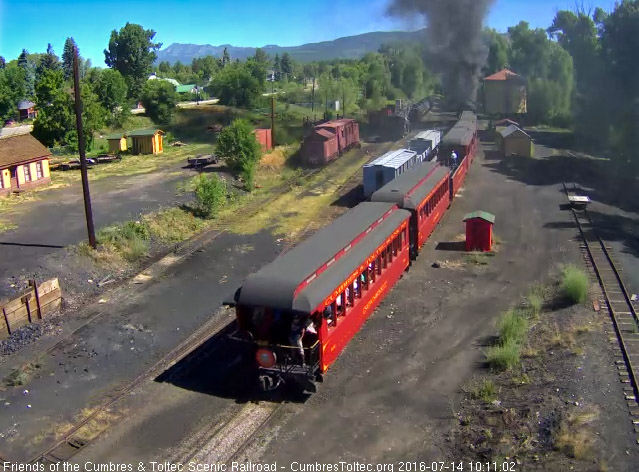 7.14.16 New Mexico is by the coaling tower with a rider on the platform.jpg