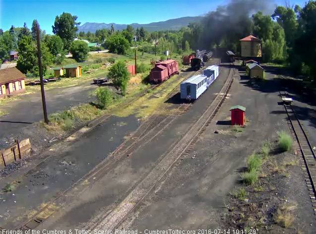 7.14.16 Under a nice cloud of coal smoke, 216 clears Chama.jpg